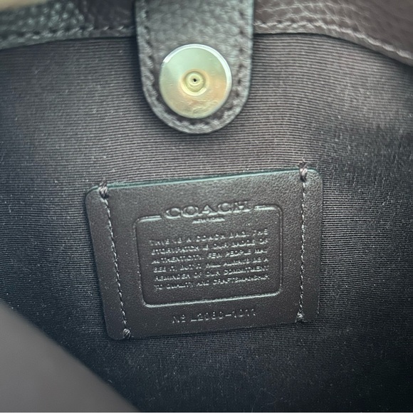 Coach | Town Bucket Bag with Crossbody Strap - Small, Black - Picture 16 of 16